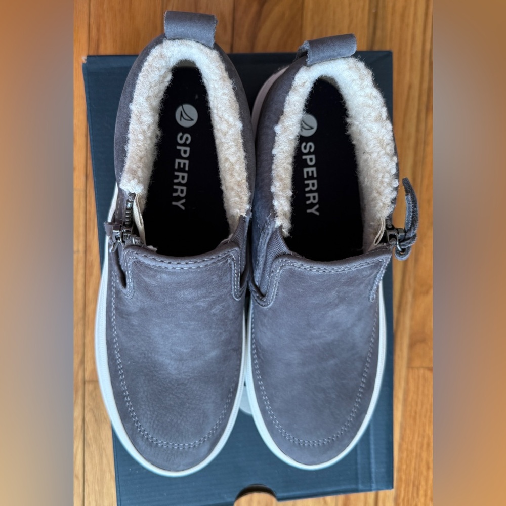 Sperry Charcoal Slip-On Loafers